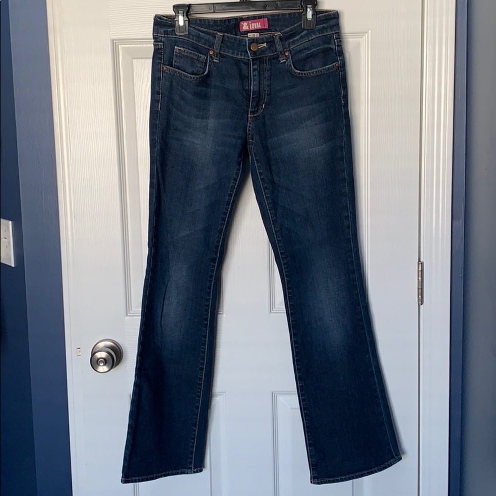 H&M Brand New Boot Cut Dark Denim Jeans
